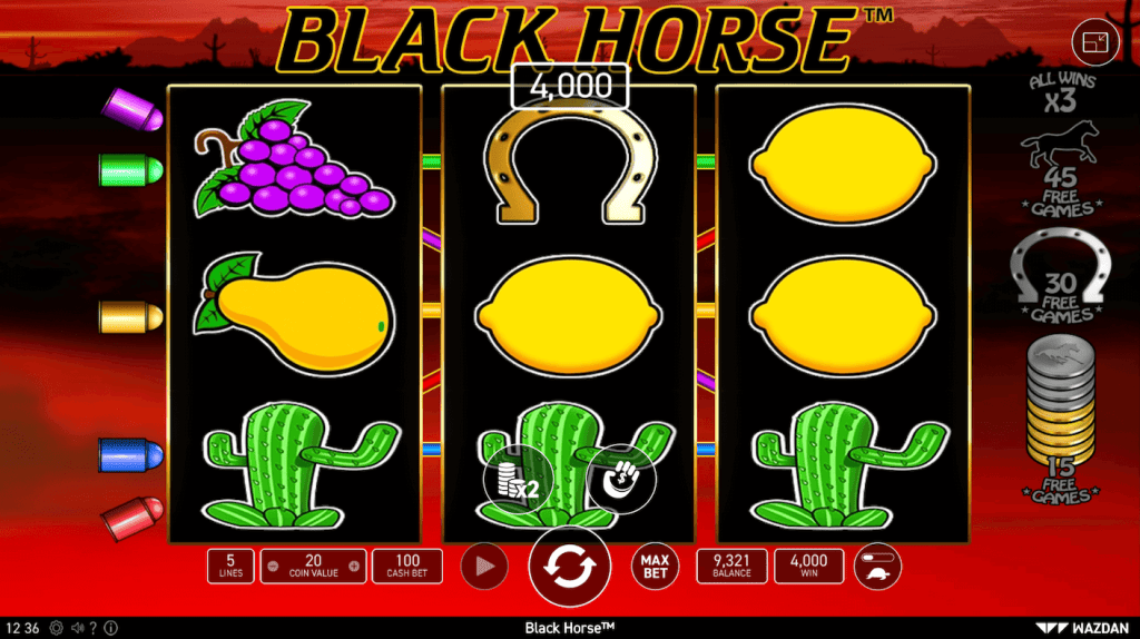 Igrajte besplatno Black Horse