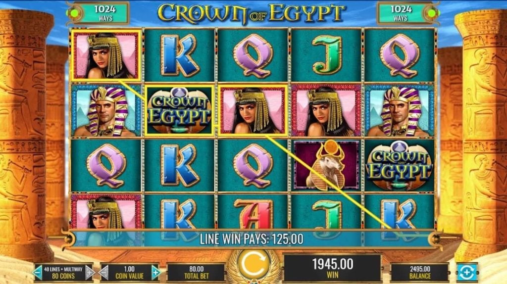 Igrajte besplatno Crown of Egypt