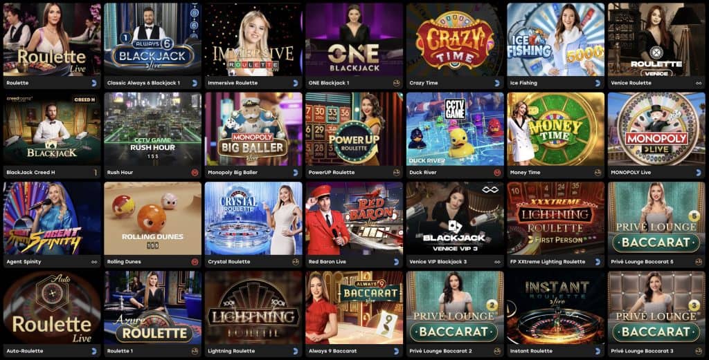 FairSpin - Casino uživo