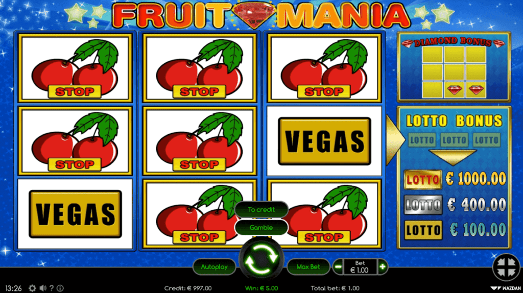 Igrajte besplatno Fruit Mania