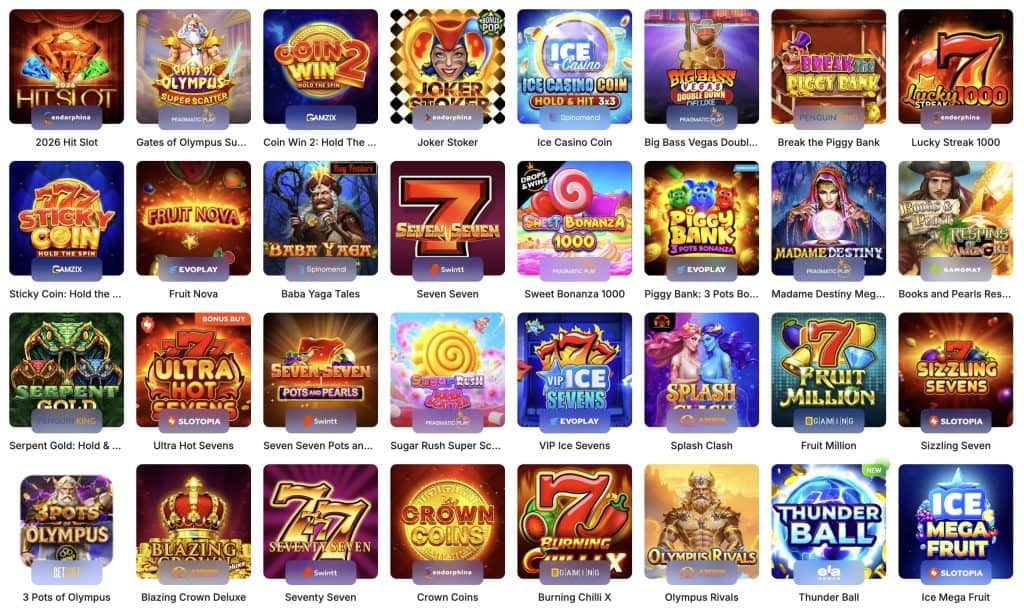 Ice Casino - Slot igre