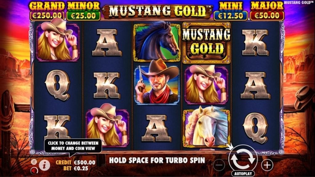 Igrajte besplatno Mustang Gold