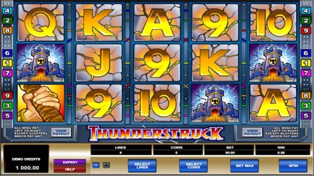 Igrajte besplatno Thunderstruck