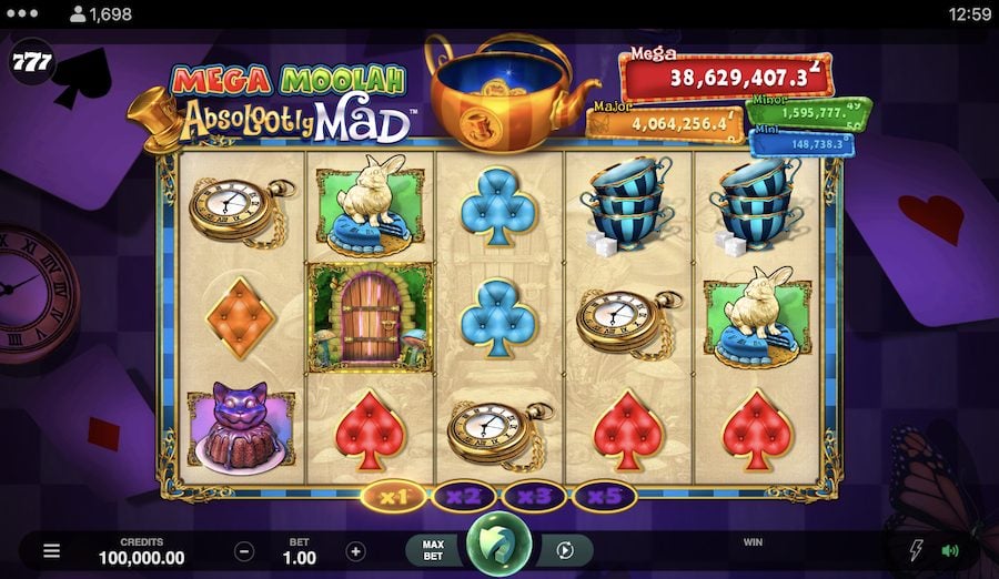 Absolootly Mad Mega Moolah by Microgaming