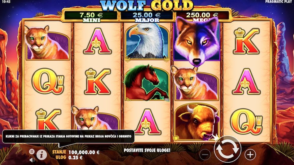 wolf gold slot hrvatski