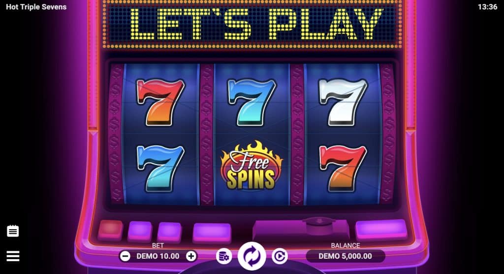 Hot Triple Sevens demo