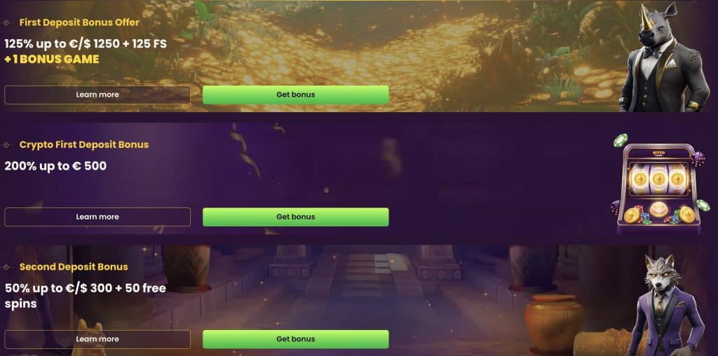 Bizzo Casino bonusi