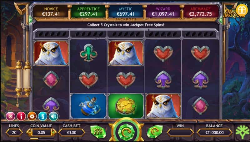 Ozwinās Jackpots