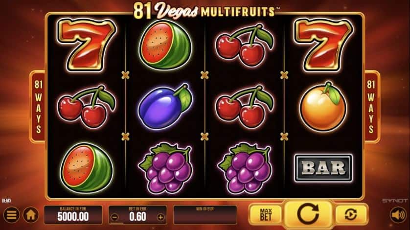 Igrajte besplatno 81 Vegas Multi Fruits