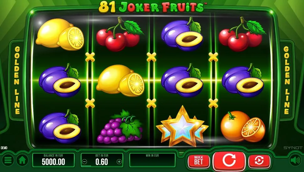 Igrajte besplatno 81 Joker Fruits