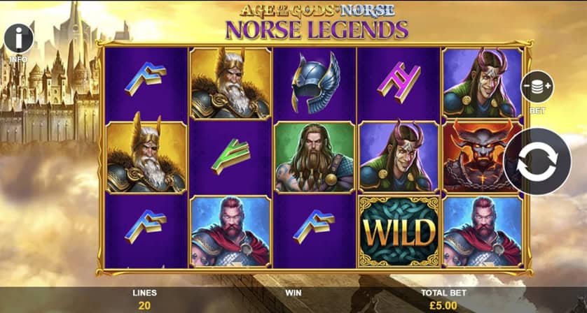 Igrajte besplatno Age of the Gods Norse: Norse Legends