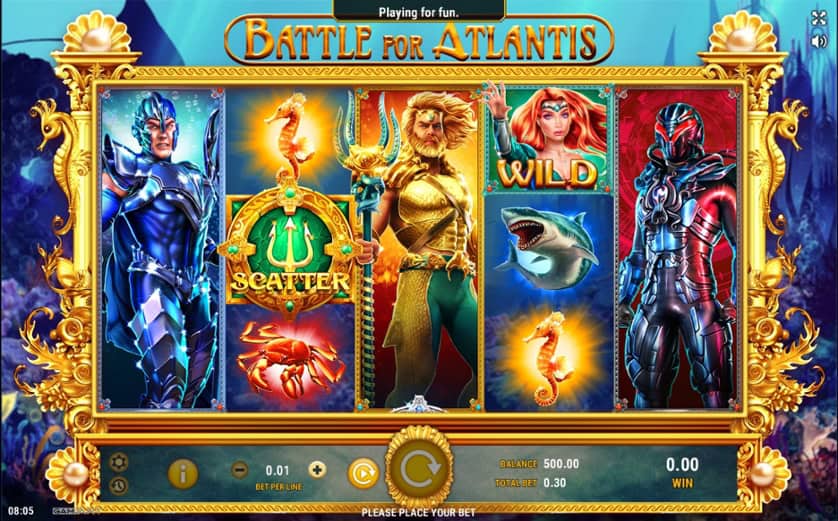 Igrajte besplatno Battle for Atlantis