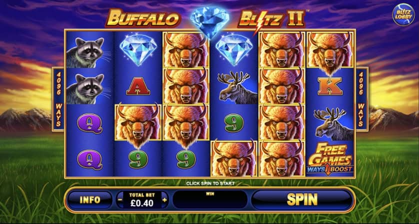 Igrajte besplatno Buffalo Blitz 2