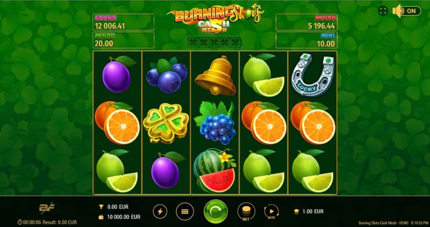 Igrajte besplatno Burning Slots Cash Mesh