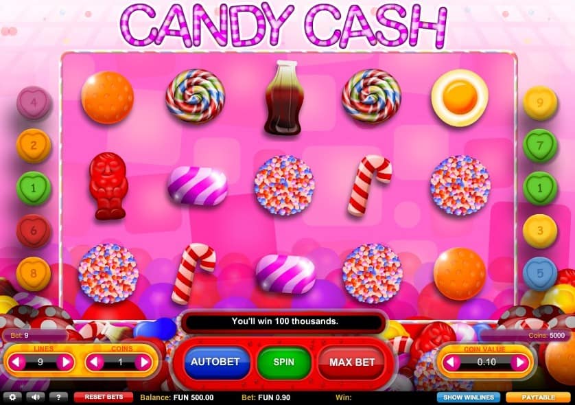 Igrajte besplatno Candy Cash