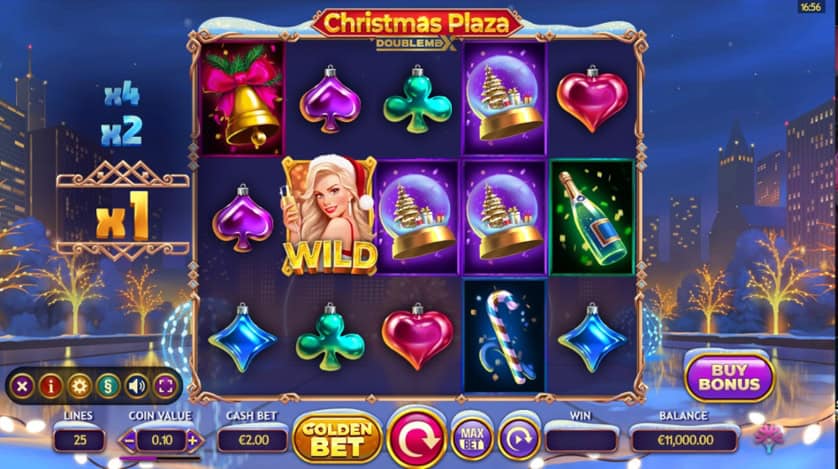 Igrajte besplatno Christmas Plaza DoubleMax