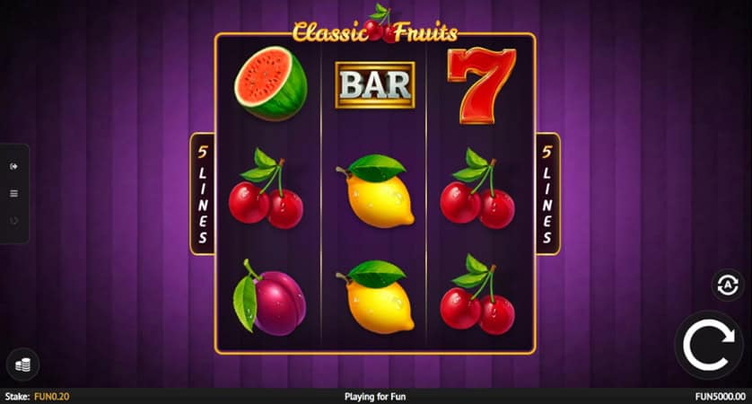 Igrajte besplatno Classic Fruits