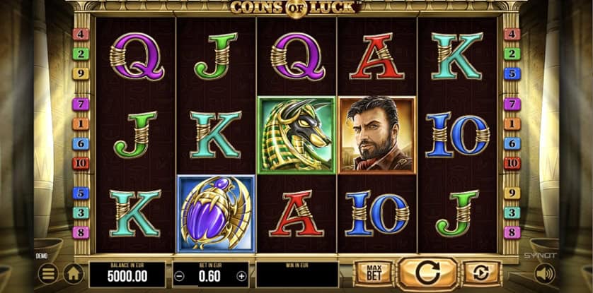 Igrajte besplatno Coins of Luck