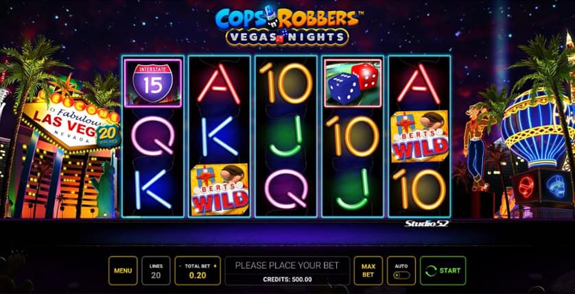 Igrajte besplatno Cops ‘n’ Robbers Vegas Nights