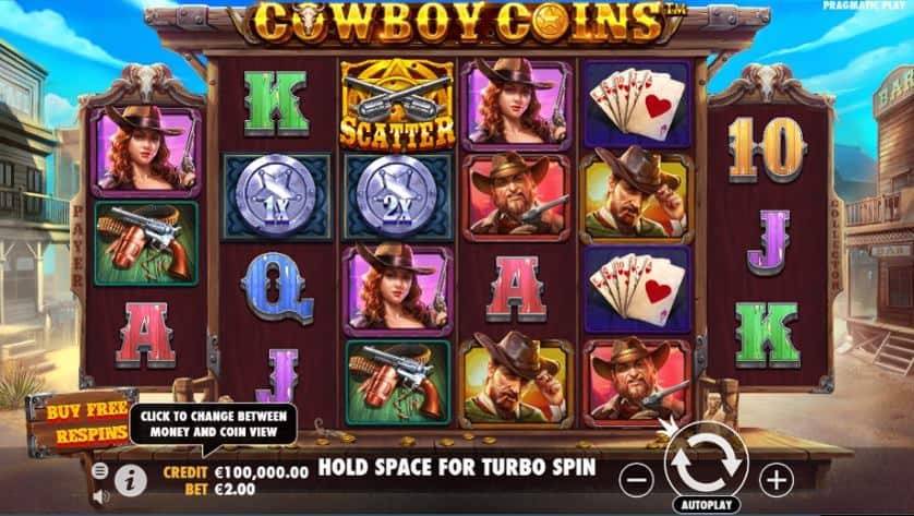 Igrajte besplatno Cowboy Coins