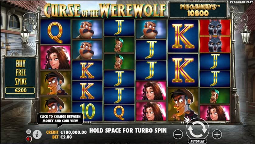 Igrajte besplatno Curse of the Werewolf Megaways