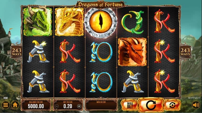 Igrajte besplatno Dragons of Fortune