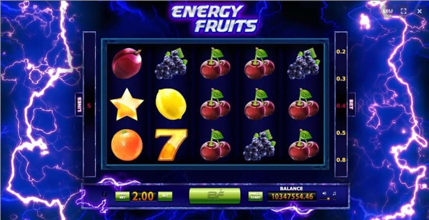 Igrajte besplatno Energy Fruits