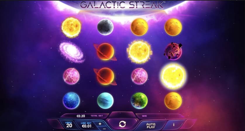 Igrajte besplatno Galactic Streak