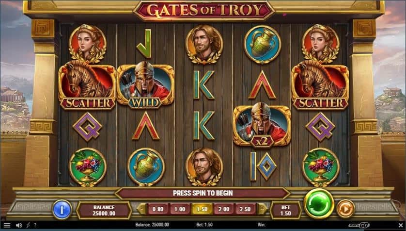 Igrajte besplatno Gates of Troy