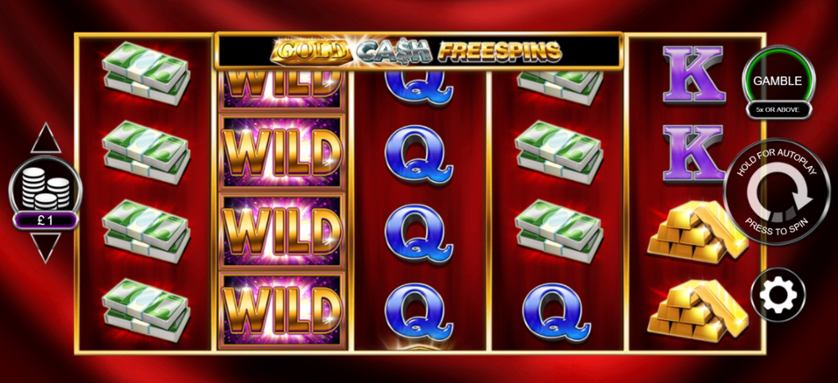 Igrajte besplatno Gold Cash Free Spins