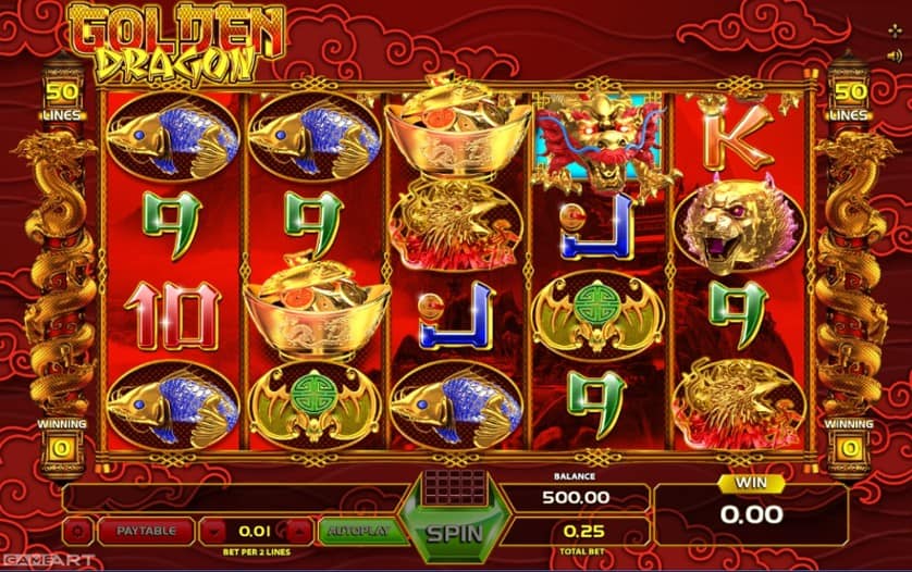 Igrajte besplatno Golden Dragon (GameArt)