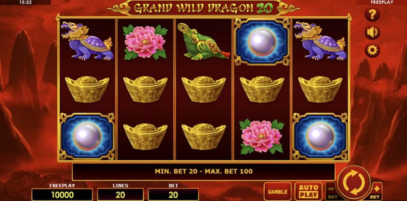 Igrajte besplatno Grand Wild Dragon 20