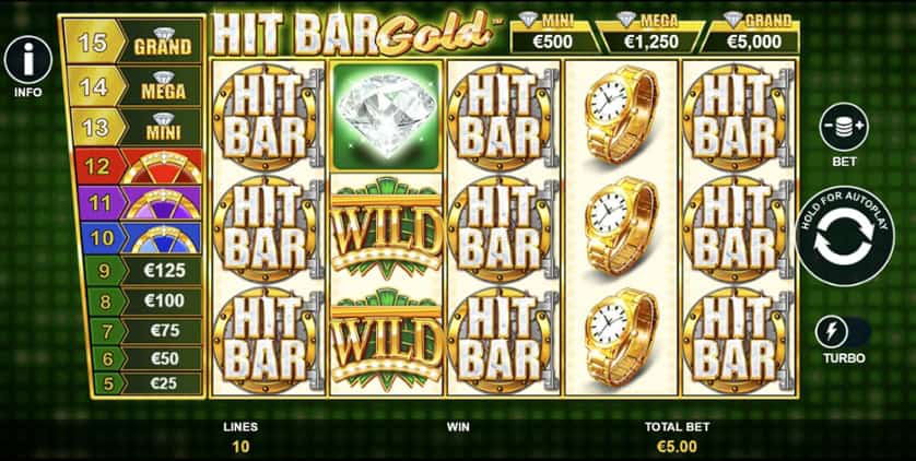 Igrajte besplatno Hit Bar Gold