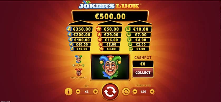 Igrajte besplatno Joker’s Luck