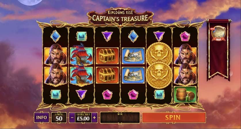 Igrajte besplatno Kingdoms Rise: Captain’s Treasure