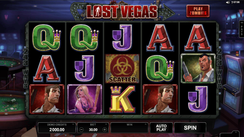 Igrajte besplatno Lost Vegas