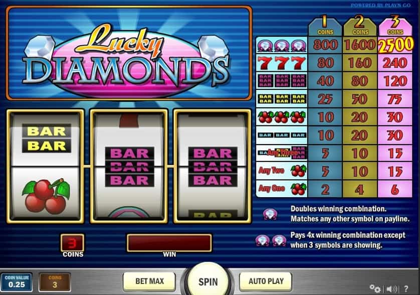 Igrajte besplatno Lucky Diamonds