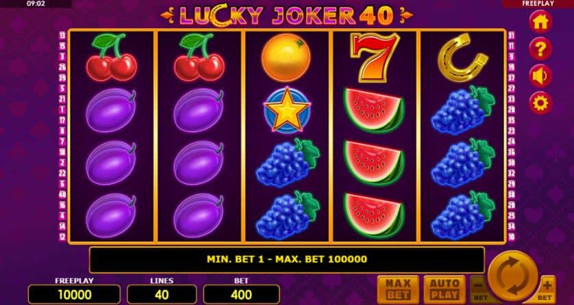 Igrajte besplatno Lucky Joker 40