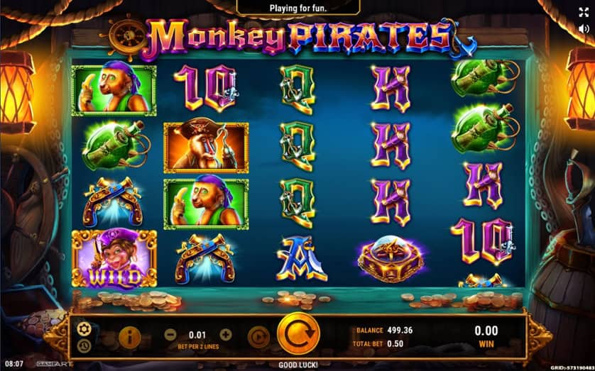 Igrajte besplatno Monkey Pirates