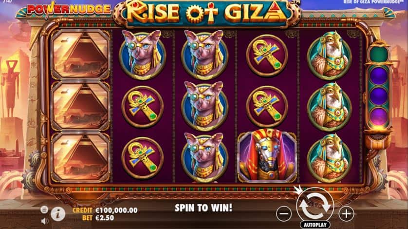 Igrajte besplatno Rise of Giza PowerNudge