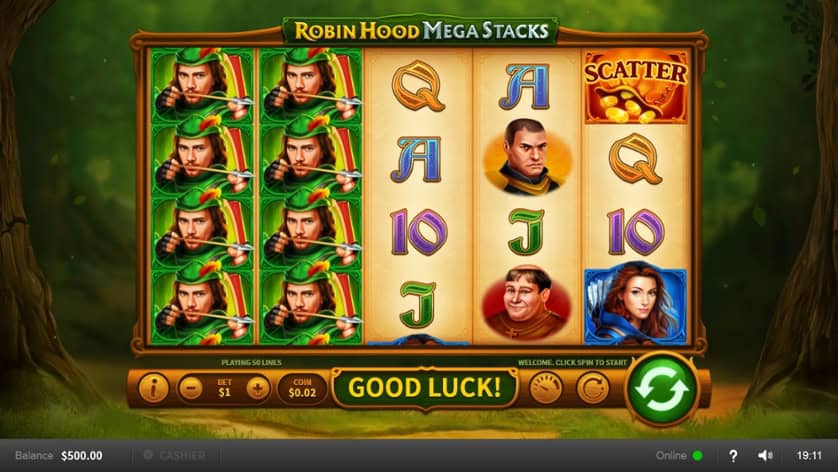 Igrajte besplatno Robin Hood Mega Stacks