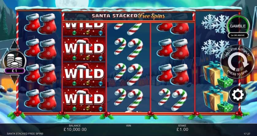 Igrajte besplatno Santa Stacked Free Spins