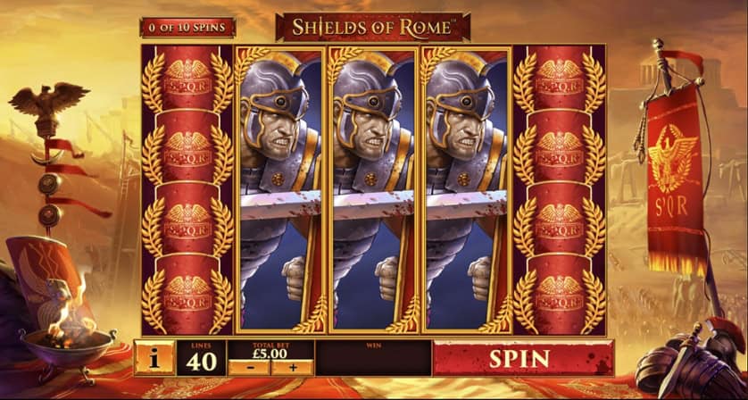 Igrajte besplatno Shields of Rome