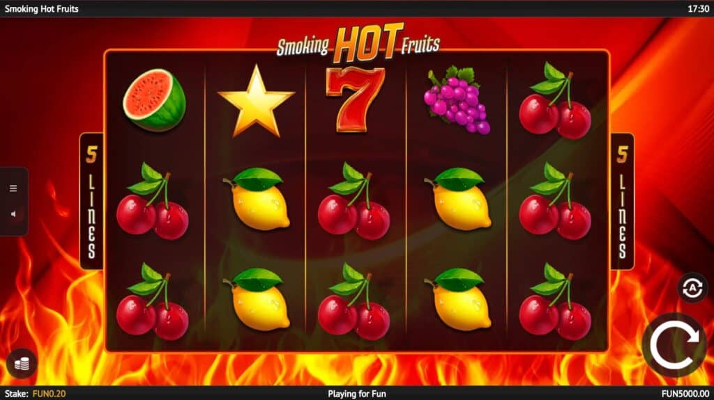 Igrajte besplatno Smoking Hot Fruits