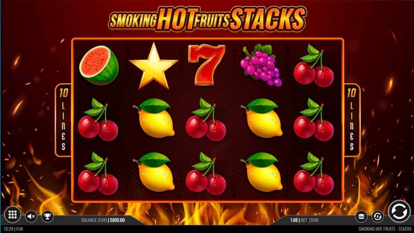 Igrajte besplatno Smoking Hot Fruits Stacks