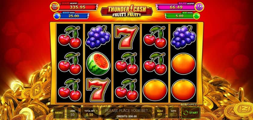 Igrajte besplatno Thunder Cash – Fruity Fruity