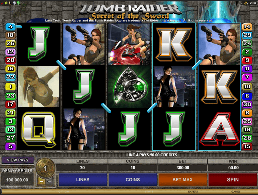 Igrajte besplatno Tomb Raider Secret of the Sword