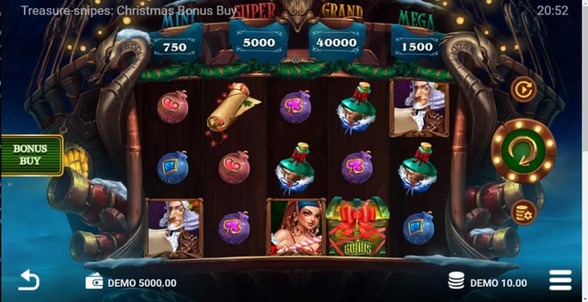 Igrajte besplatno Treasure Snipes Christmas: Bonus Buy