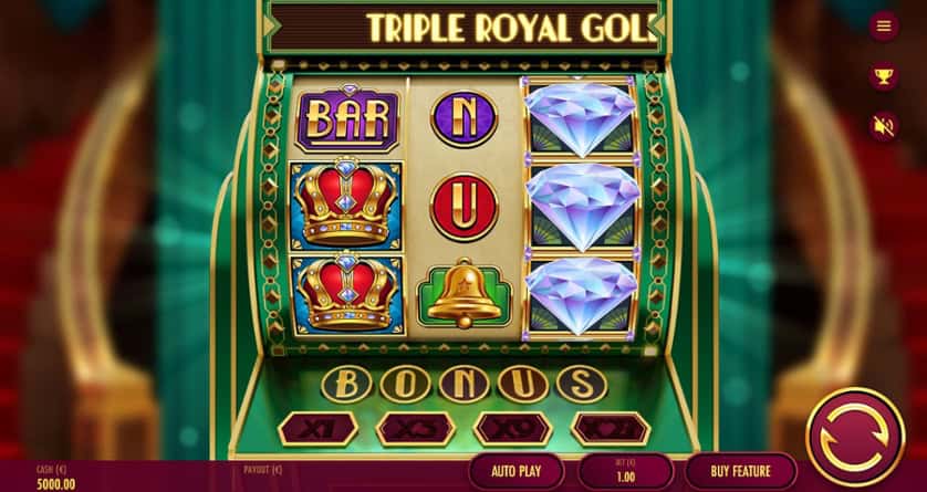 Igrajte besplatno Triple Royal Gold