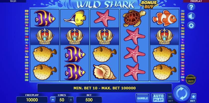 Igrajte besplatno Wild Shark Bonus